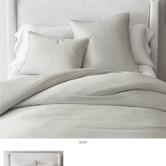 Pottery Barn Bedding Pottery Barn Tencel Silk Duvet Cover King Size